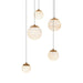 Modern Forms Canada - LED Pendant - Pisces - Aged Brass- Union Lighting Luminaires Decor