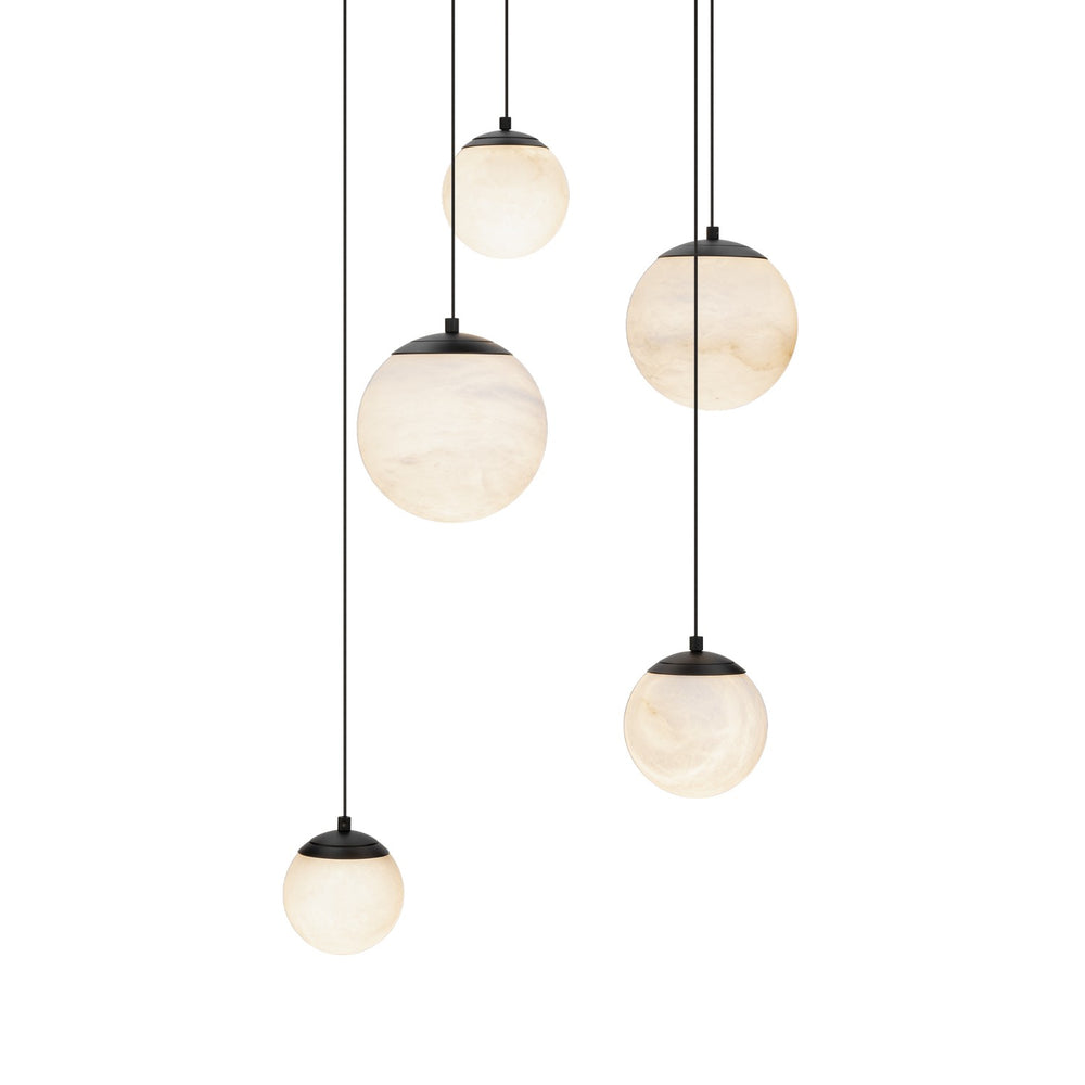 Modern Forms Canada - LED Pendant - Pisces - Black- Union Lighting Luminaires Decor