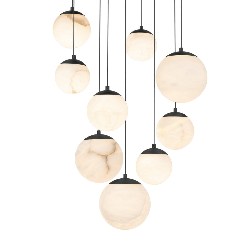 Modern Forms Canada - LED Pendant - Pisces - Black- Union Lighting Luminaires Decor