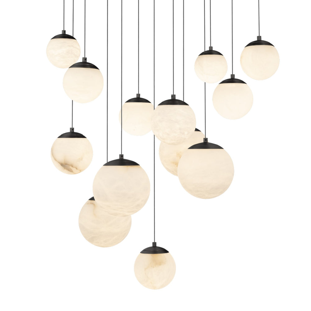 Modern Forms Canada - LED Pendant - Pisces - Black- Union Lighting Luminaires Decor