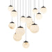 Modern Forms Canada - LED Pendant - Pisces - Black- Union Lighting Luminaires Decor
