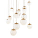 Modern Forms Canada - LED Pendant - Pisces - Aged Brass- Union Lighting Luminaires Decor