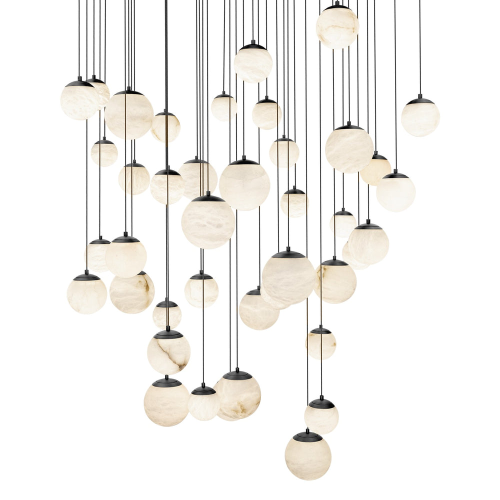 Modern Forms Canada - LED Pendant - Pisces - Black- Union Lighting Luminaires Decor