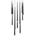 Modern Forms Canada - LED Pendant - Cascade - Black- Union Lighting Luminaires Decor