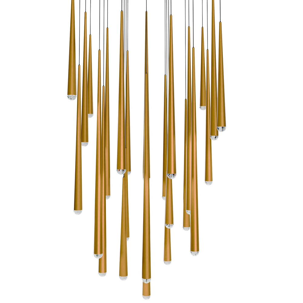 Modern Forms Canada - LED Pendant - Cascade - Aged Brass- Union Lighting Luminaires Decor