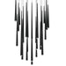 Modern Forms Canada - LED Pendant - Cascade - Black- Union Lighting Luminaires Decor