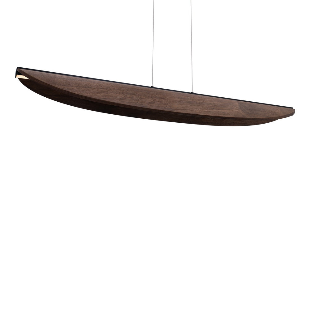 Modern Forms Canada - LED Linear Pendant - Kiefer - Black/Dark Walnut- Union Lighting Luminaires Decor