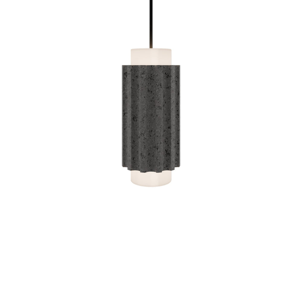 Modern Forms Canada - LED Mini Pendant - Caviar - Bassalt Stone/Black- Union Lighting Luminaires Decor