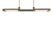 Modern Forms Canada - LED Linear Pendant - Catania - Bassalt Stone/Aged Brass- Union Lighting Luminaires Decor