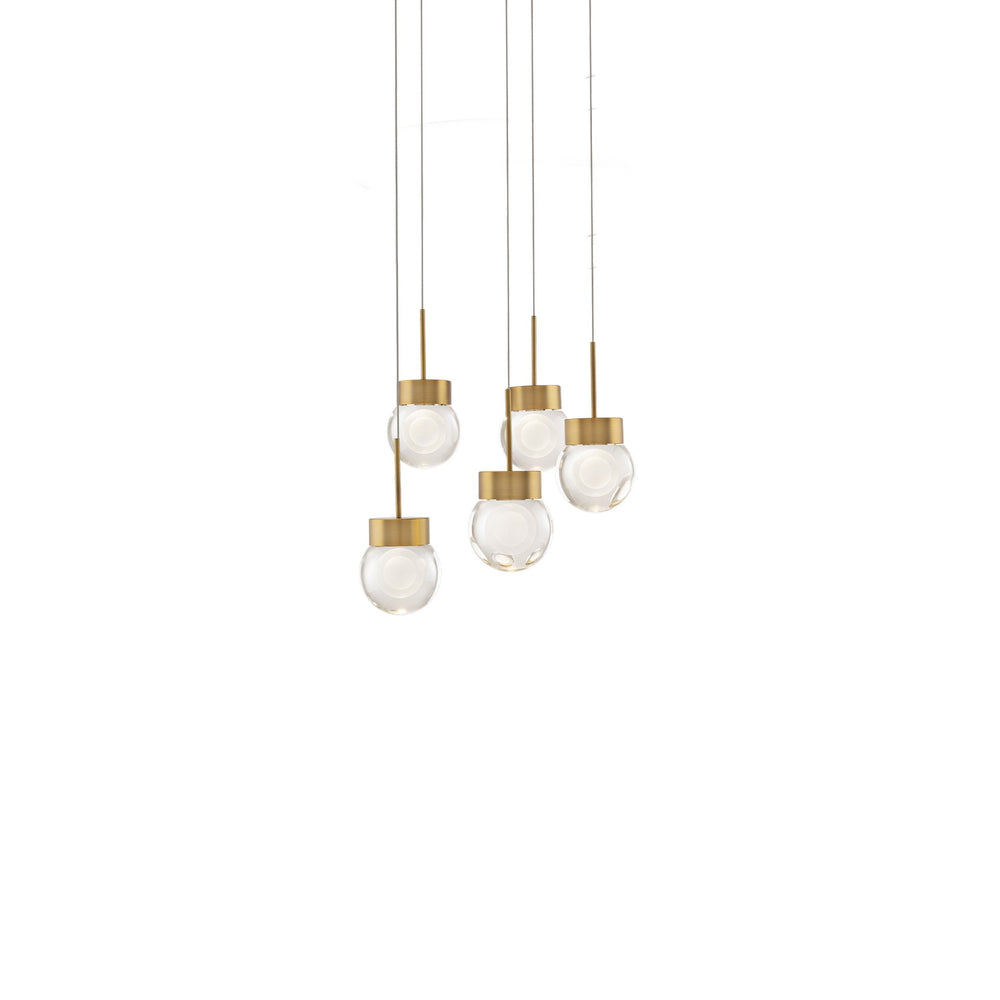Modern Forms Canada - LED Pendant - Double Bubble - Aged Brass- Union Lighting Luminaires Decor