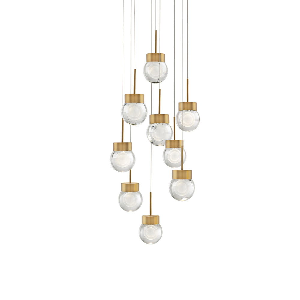 Modern Forms Canada - LED Pendant - Double Bubble - Aged Brass- Union Lighting Luminaires Decor
