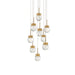 Modern Forms Canada - LED Pendant - Double Bubble - Aged Brass- Union Lighting Luminaires Decor