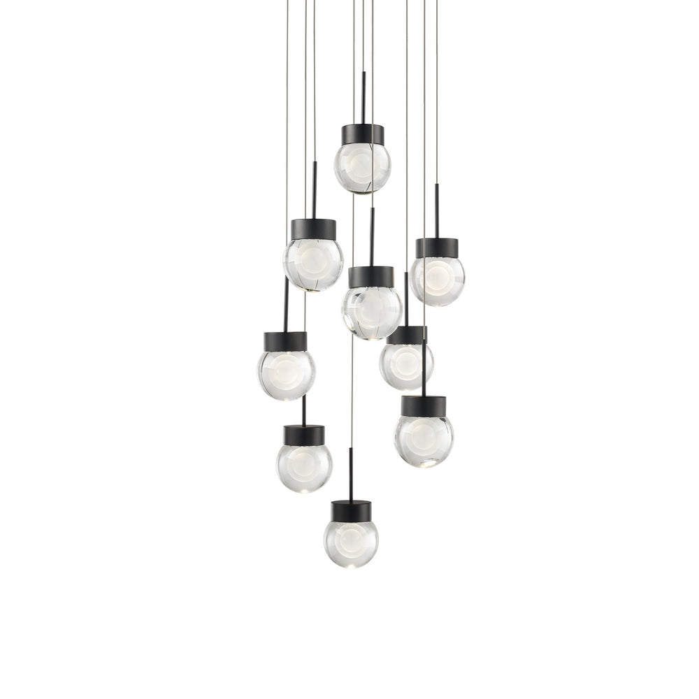 Modern Forms Canada - LED Pendant - Double Bubble - Black- Union Lighting Luminaires Decor