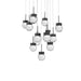 Modern Forms Canada - LED Pendant - Double Bubble - Black- Union Lighting Luminaires Decor