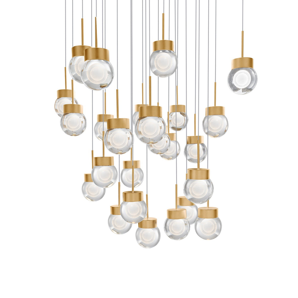 Modern Forms Canada - LED Pendant - Double Bubble - Aged Brass- Union Lighting Luminaires Decor