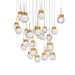 Modern Forms Canada - LED Pendant - Double Bubble - Aged Brass- Union Lighting Luminaires Decor