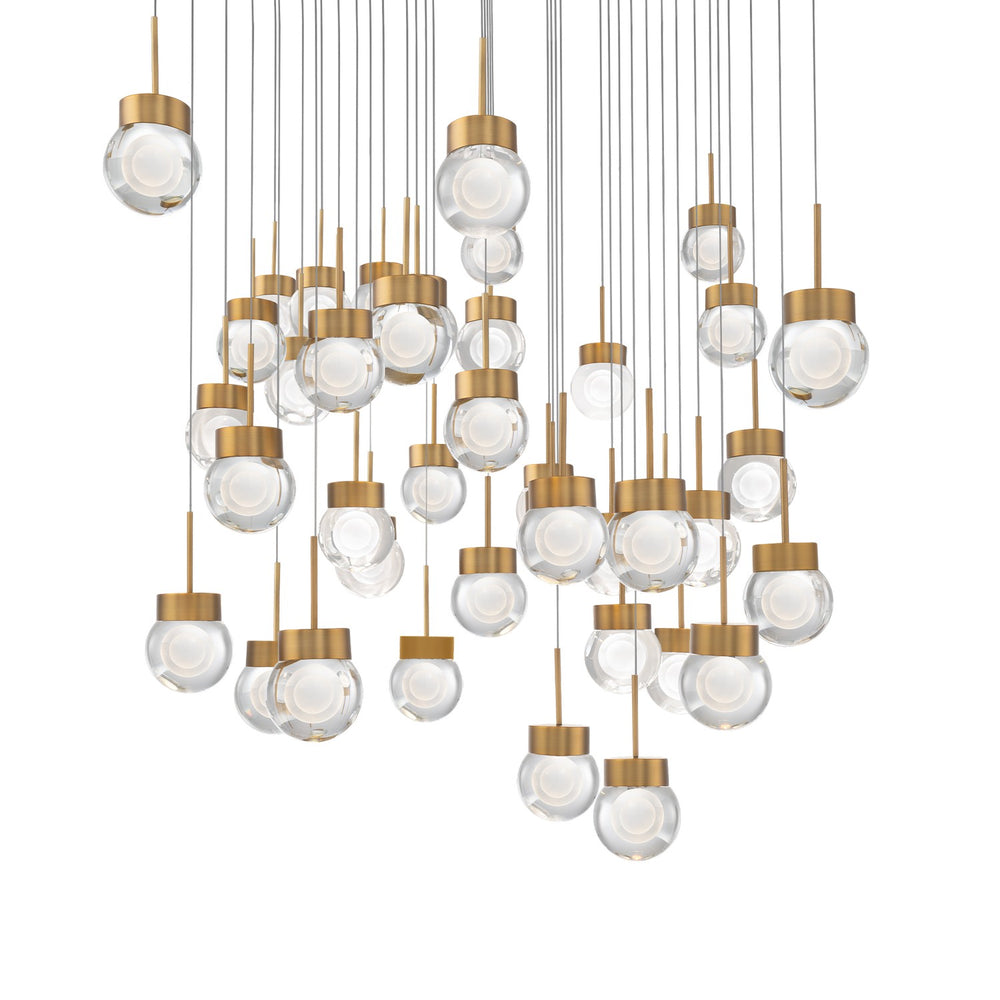 Modern Forms Canada - LED Pendant - Double Bubble - Aged Brass- Union Lighting Luminaires Decor