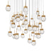 Modern Forms Canada - LED Pendant - Double Bubble - Aged Brass- Union Lighting Luminaires Decor
