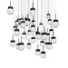 Modern Forms Canada - LED Pendant - Double Bubble - Black- Union Lighting Luminaires Decor