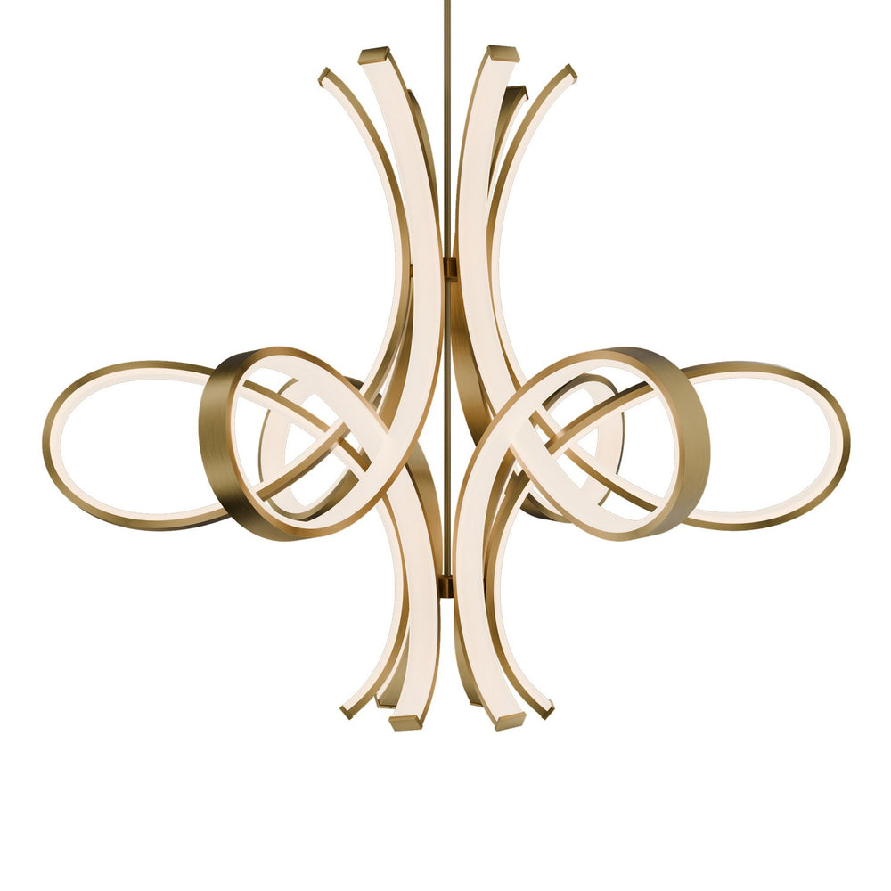 Modern Forms Canada - LED Pendant - Fleur De Lis - Aged Brass- Union Lighting Luminaires Decor