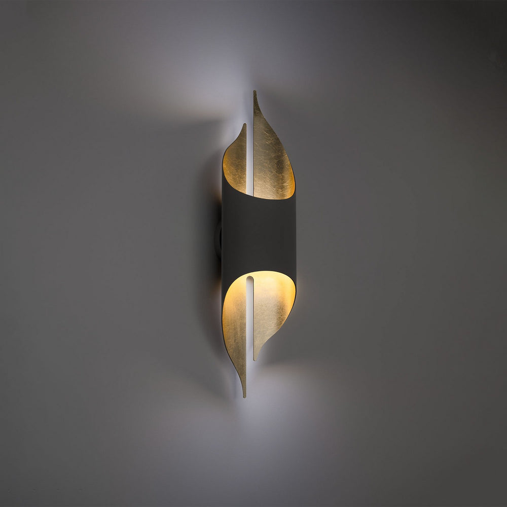 Modern Forms Canada - LED Wall Sconce - Clasp - Bronze & Gold Leaf- Union Lighting Luminaires Decor