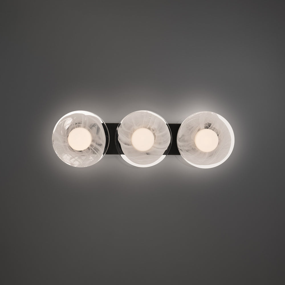 Modern Forms Canada - LED Bath Vanity - Fresco - Black- Union Lighting Luminaires Decor