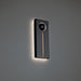 Modern Forms Canada - LED Outdoor Wall Sconce - Keyhole - Black/Textured Brushed Nickel- Union Lighting Luminaires Decor