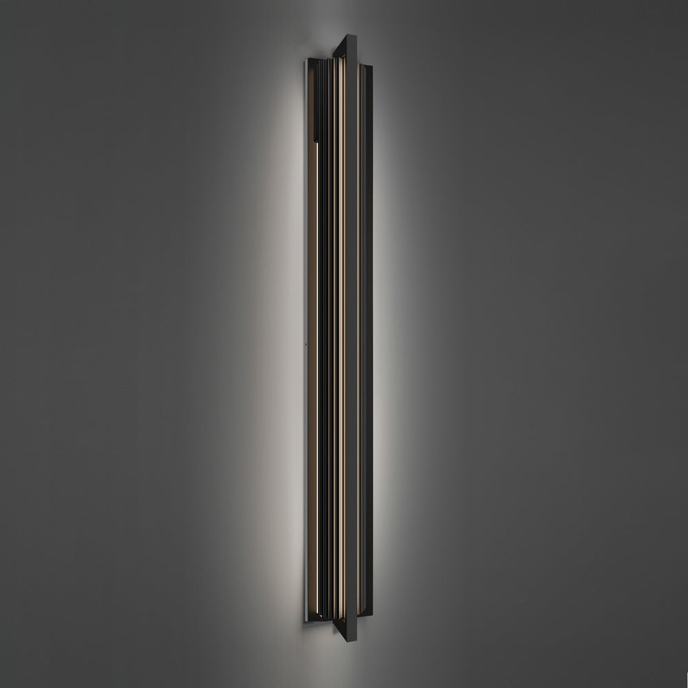 Modern Forms Canada - LED Outdoor Wall Sconce - Krimp - Black- Union Lighting Luminaires Decor