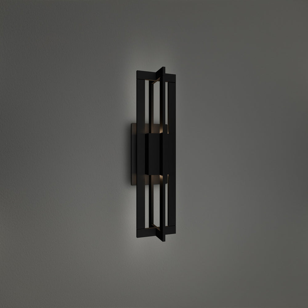 Modern Forms Canada - LED Outdoor Wall Sconce - Gander - Black- Union Lighting Luminaires Decor