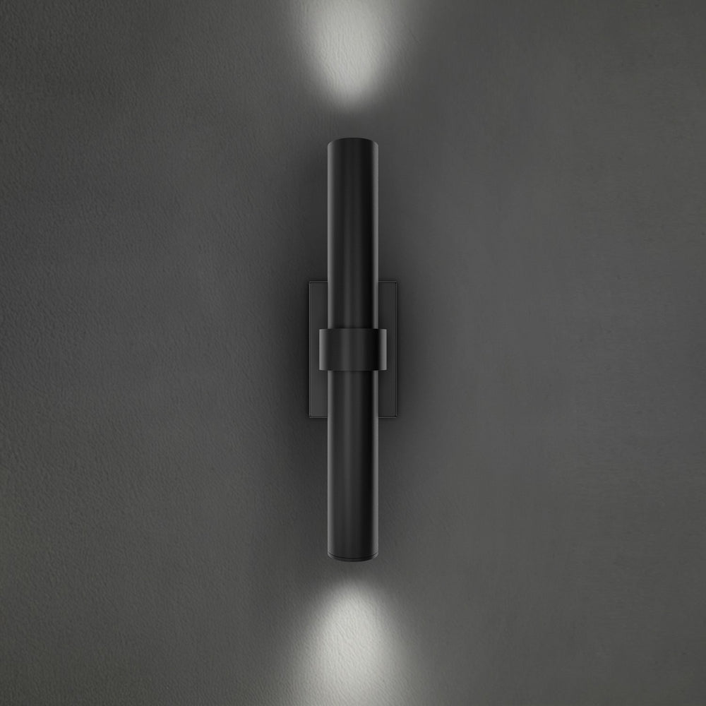 Modern Forms Canada - LED Outdoor Wall Sconce - Quincy - Black- Union Lighting Luminaires Decor