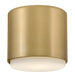 Hinkley Canada - LED Flush Mount - Cedric - Lacquered Brass- Union Lighting Luminaires Decor