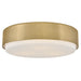 Hinkley Canada - LED Flush Mount - Cedric - Lacquered Brass- Union Lighting Luminaires Decor