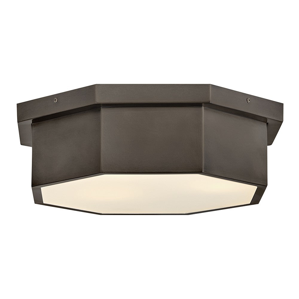 Hinkley Canada - LED Flush Mount - Facet - Black Oxide- Union Lighting Luminaires Decor