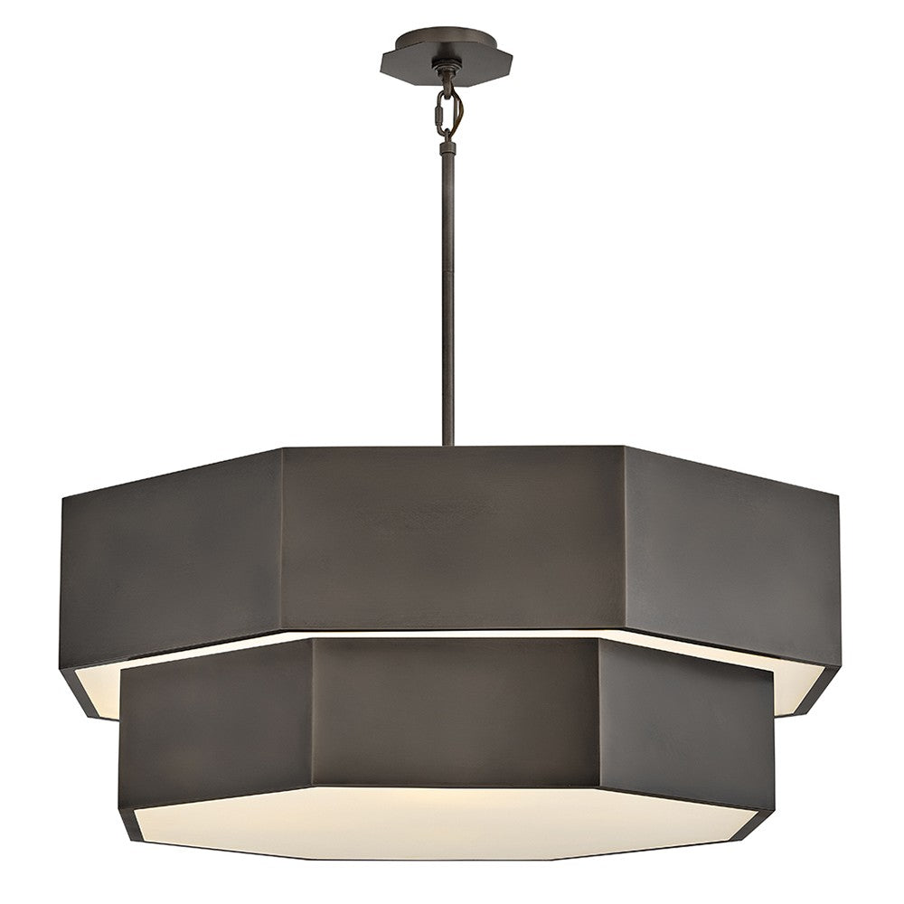 Hinkley Canada - LED Chandelier - Facet - Black Oxide- Union Lighting Luminaires Decor