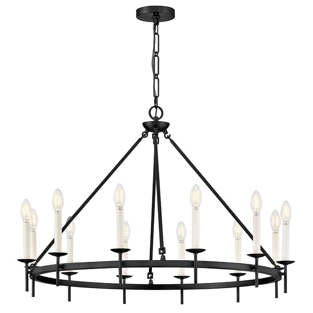 Hinkley Canada - LED Chandelier - Copley - Black- Union Lighting Luminaires Decor