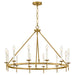 Hinkley Canada - LED Chandelier - Copley - Lacquered Brass- Union Lighting Luminaires Decor