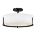 Hinkley Canada - LED Semi-Flush Mount - Halle - Black- Union Lighting Luminaires Decor