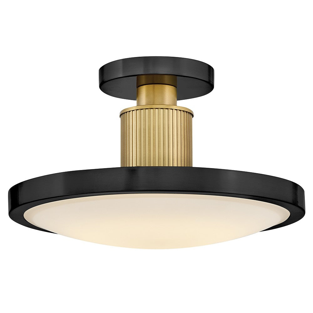 Hinkley Canada - LED Semi-Flush Mount - Kieran - Black- Union Lighting Luminaires Decor