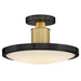 Hinkley Canada - LED Semi-Flush Mount - Kieran - Black- Union Lighting Luminaires Decor