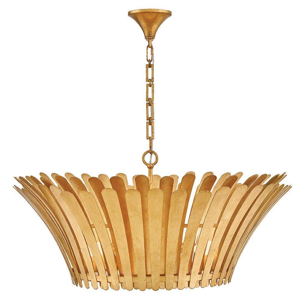 Hinkley Canada - LED Chandelier - Reina - Distressed Brass- Union Lighting Luminaires Decor