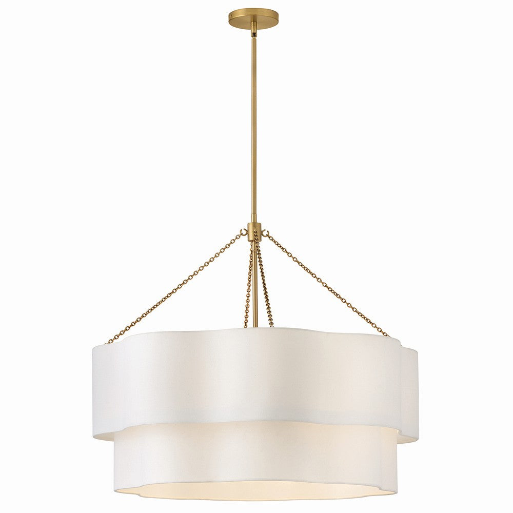 Hinkley Canada - LED Chandelier - Gwen - Lacquered Brass- Union Lighting Luminaires Decor