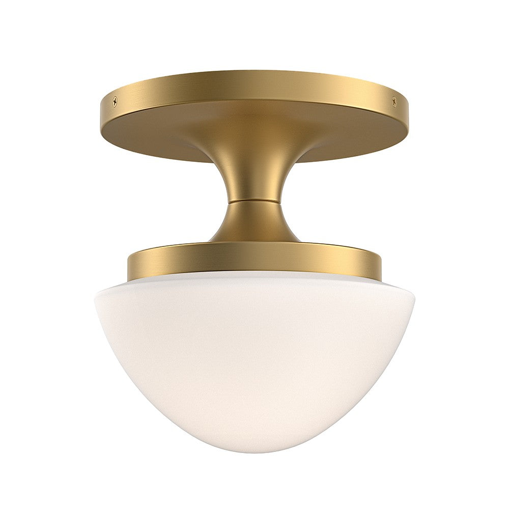 Hinkley Canada - LED Semi-Flush Mount - Knox - Lacquered Brass- Union Lighting Luminaires Decor
