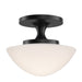 Hinkley Canada - LED Semi-Flush Mount - Knox - Black- Union Lighting Luminaires Decor