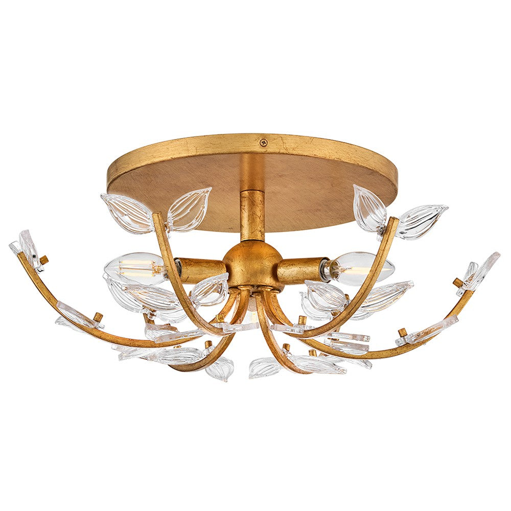 Hinkley Canada - LED Semi-Flush Mount - Aliso - Distressed Brass- Union Lighting Luminaires Decor