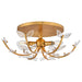 Hinkley Canada - LED Semi-Flush Mount - Aliso - Distressed Brass- Union Lighting Luminaires Decor