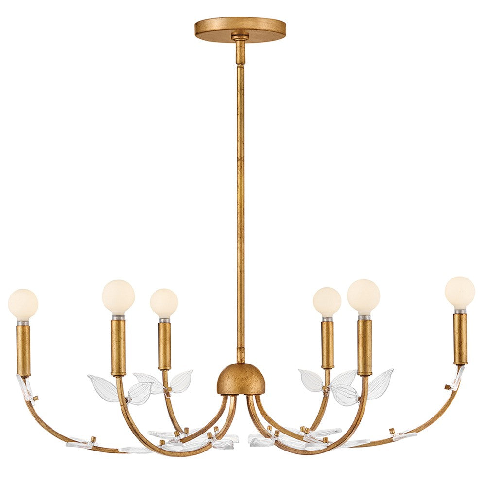Hinkley Canada - LED Chandelier - Aliso - Distressed Brass- Union Lighting Luminaires Decor