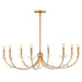 Hinkley Canada - LED Chandelier - Aliso - Distressed Brass- Union Lighting Luminaires Decor