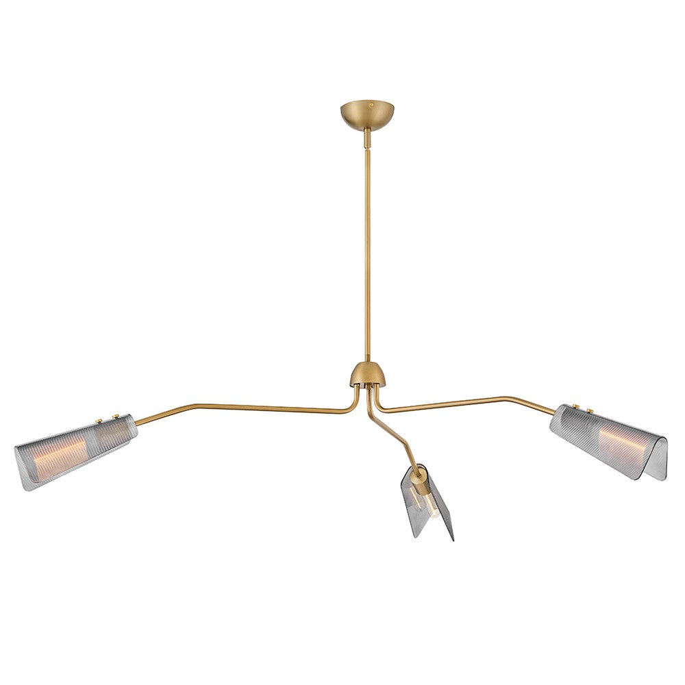 Hinkley Canada - LED Chandelier - Altman - Lacquered Brass- Union Lighting Luminaires Decor