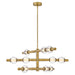 Hinkley Canada - LED Chandelier - Saxon - Lacquered Brass- Union Lighting Luminaires Decor
