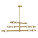 Hinkley Canada - LED Chandelier - Saxon - Lacquered Brass- Union Lighting Luminaires Decor